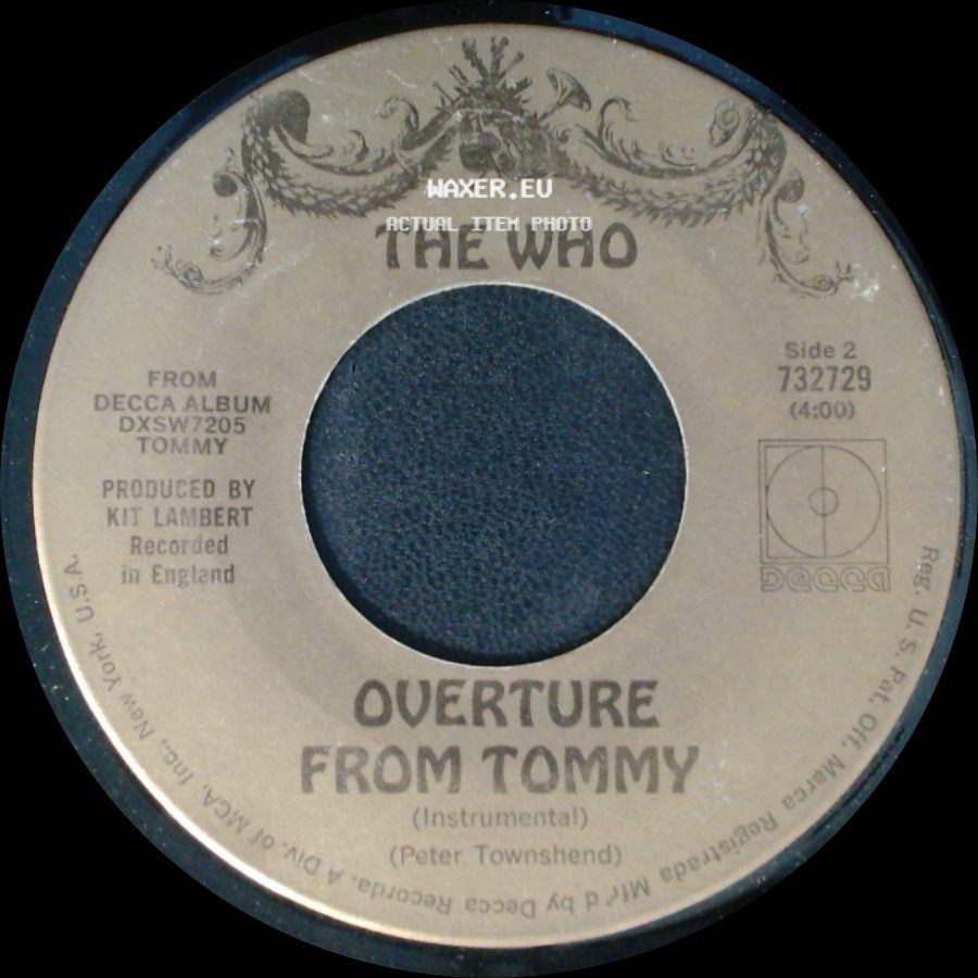 The Who - See Me, Feel Me / Overture From Tommy side B