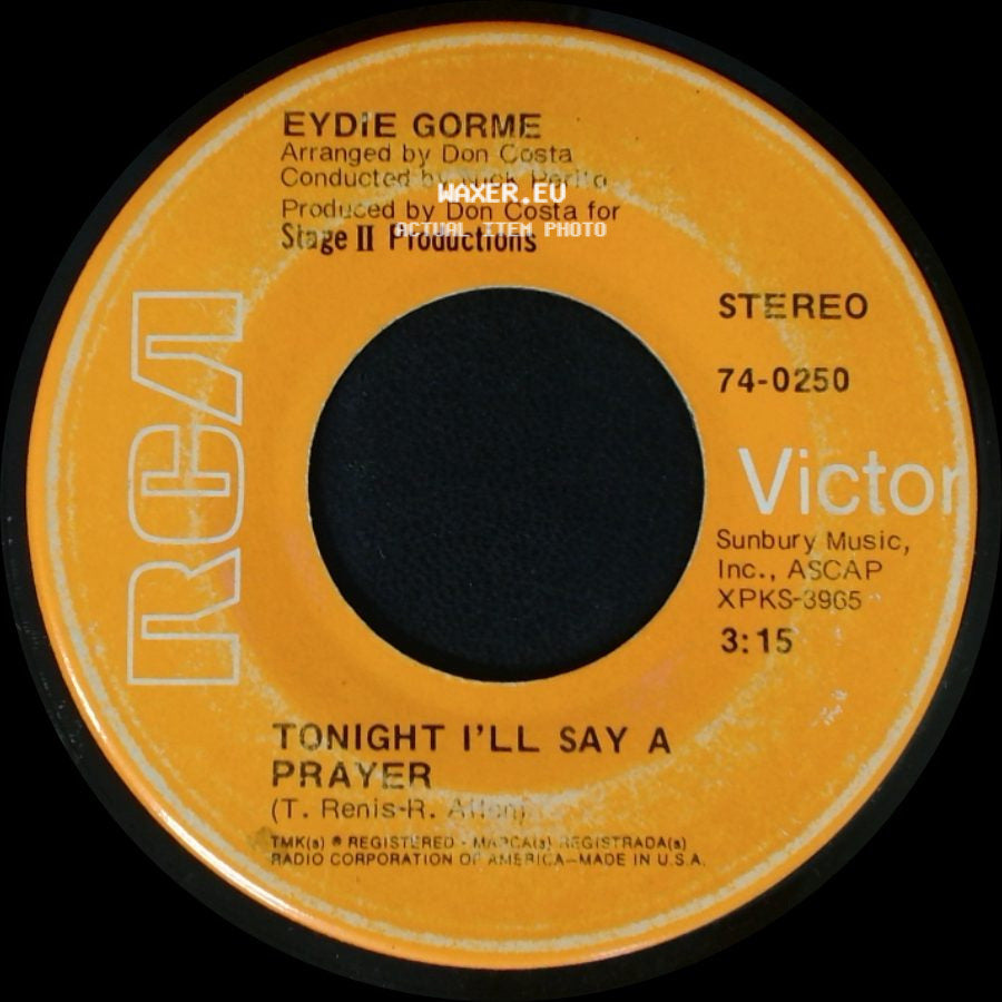 Eydie Gorme - Tonight I'll Say A Prayer / Wild One side A