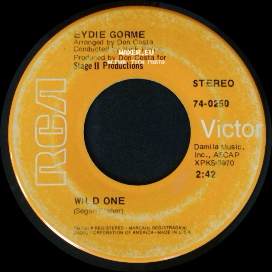 Eydie Gorme - Tonight I'll Say A Prayer / Wild One side B