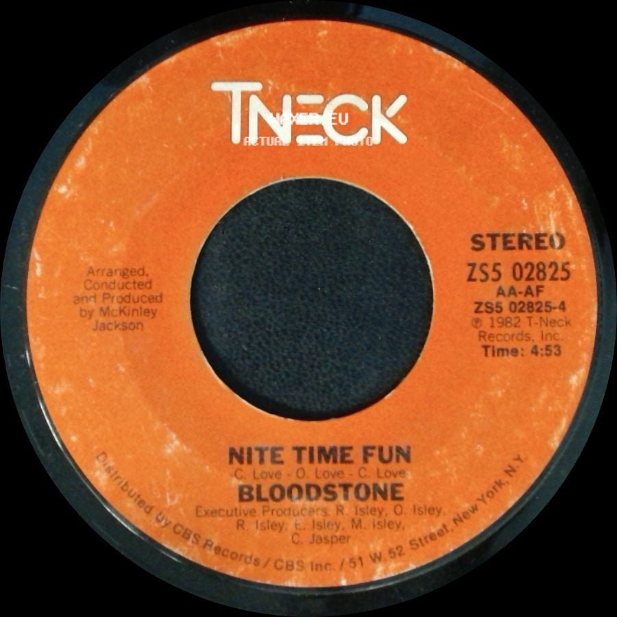 Bloodstone - We Go A Long Way Back / Nite Time Fun side B