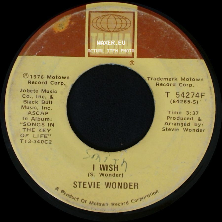 Stevie Wonder - You And I / I Wish side B