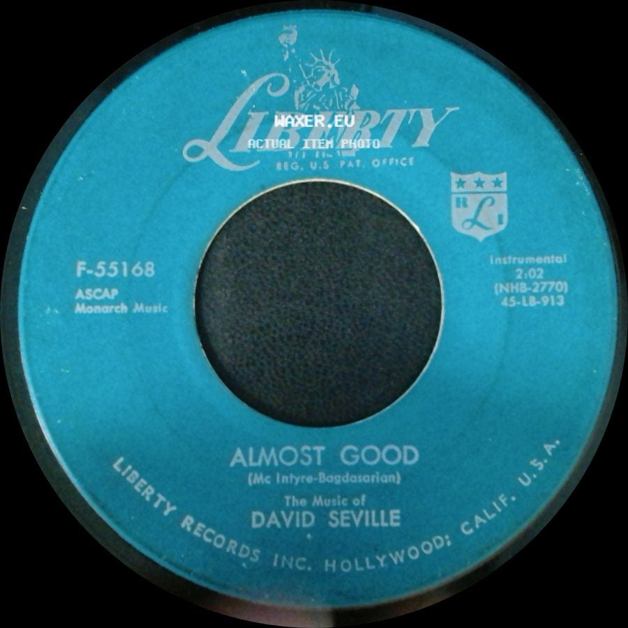 David Seville / The Chipmunks - Almost Good / The Chipmunk Song side A