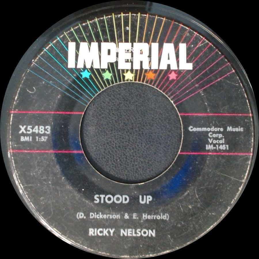 Ricky Nelson - Stood Up / Waitin' In School side A