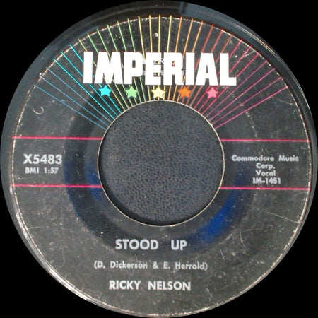 Ricky Nelson - Stood Up / Waitin' In School side A