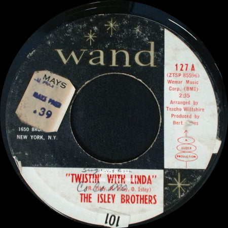 The Isley Brothers - Twistin' With Linda / You Better Come Home side A