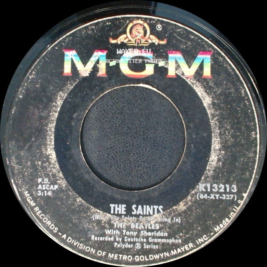The Beatles - My Bonnie / The Saints (When The Saints Go Marching In) side B