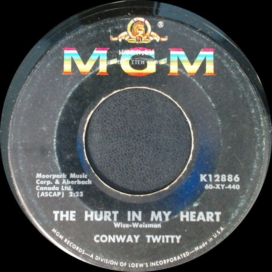 Conway Twitty - The Hurt In My Heart / What Am I Living For side A