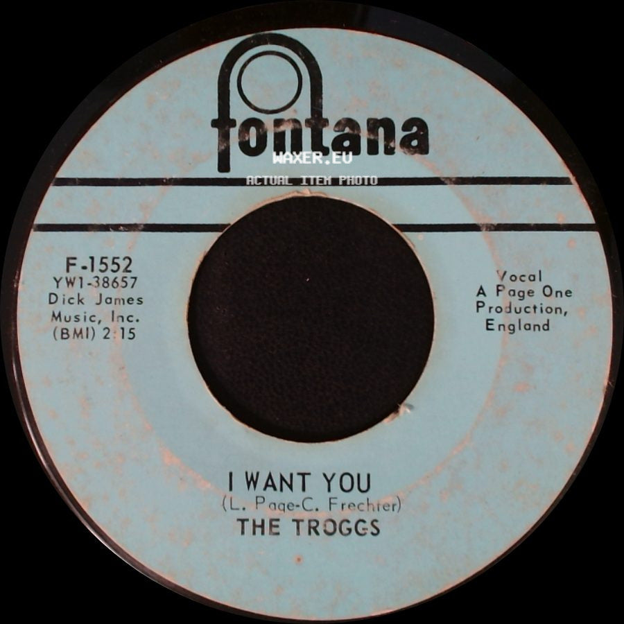 The Troggs - I Want You / With A Girl Like You side A