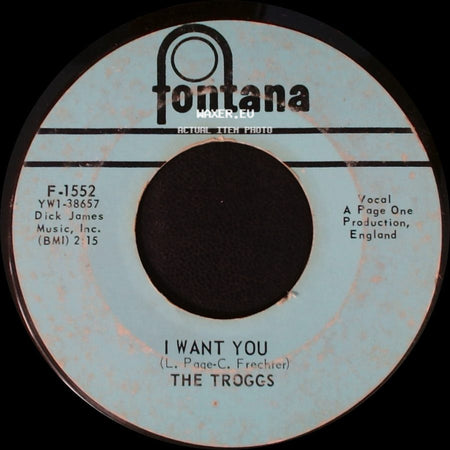 The Troggs - I Want You / With A Girl Like You side A