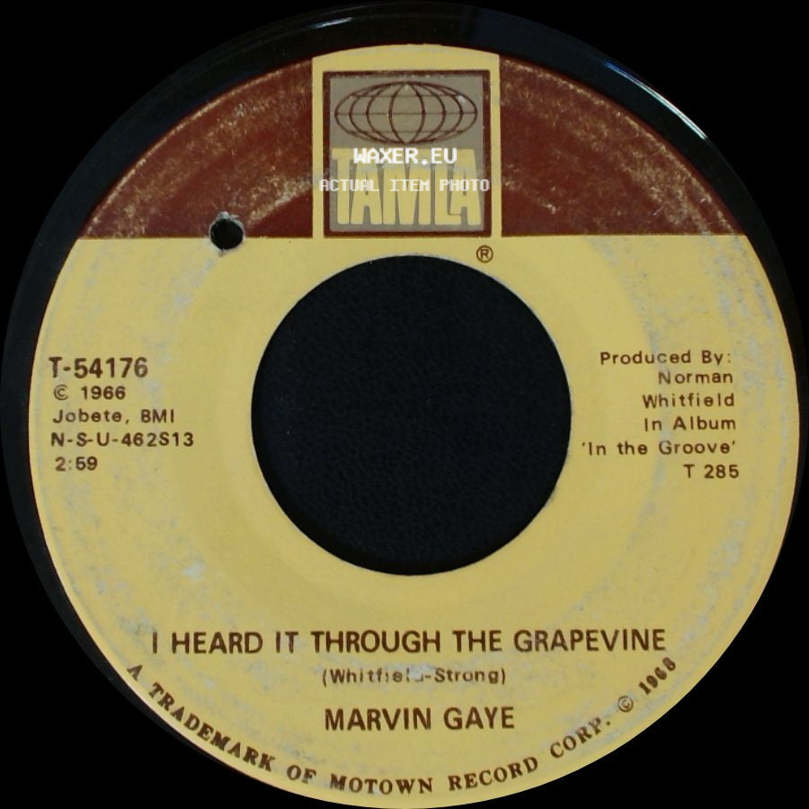 Marvin Gaye - You're What's Happening (In The World Today) / I Heard It Through The Grapevine side B