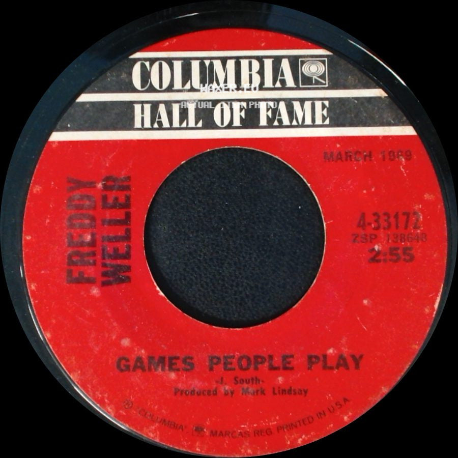 Freddy Weller - These Are Not My People / Games People Play side B