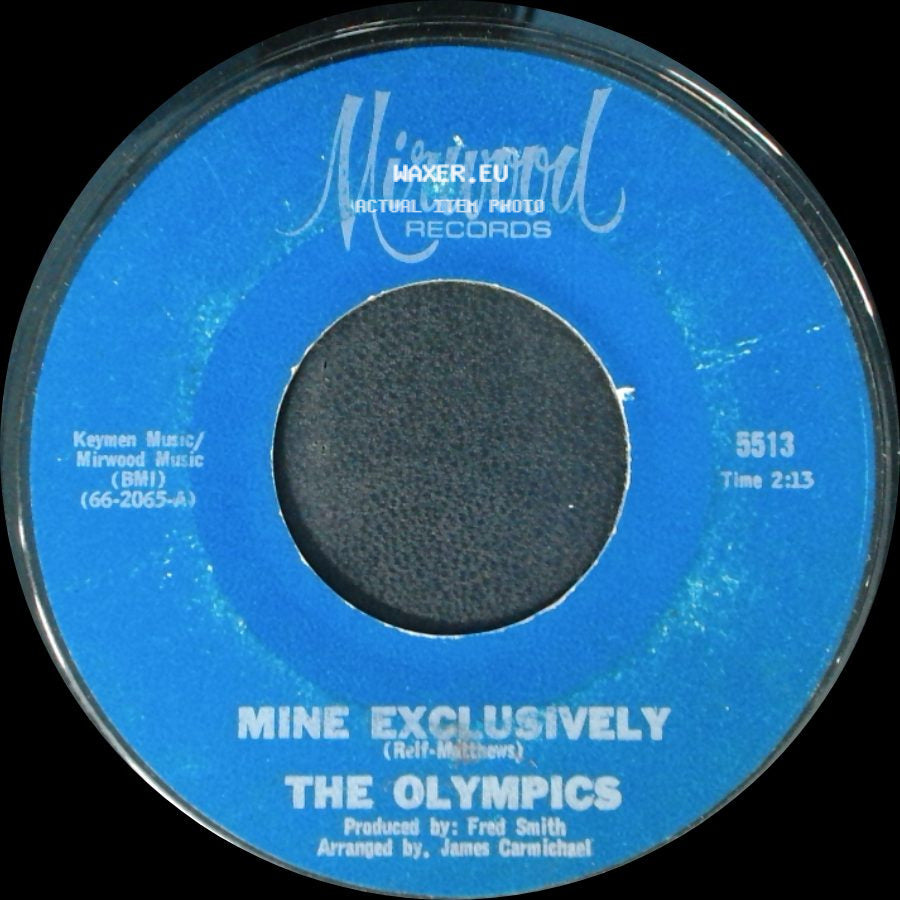 The Olympics - Mine Exclusively / Secret Agents side A