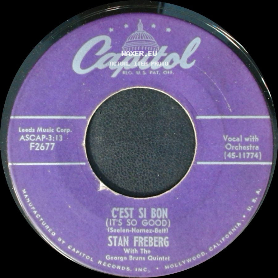 Stan Freberg - C'est Si Bon (It's So Good) / A Dear John And Marsha Letter side A