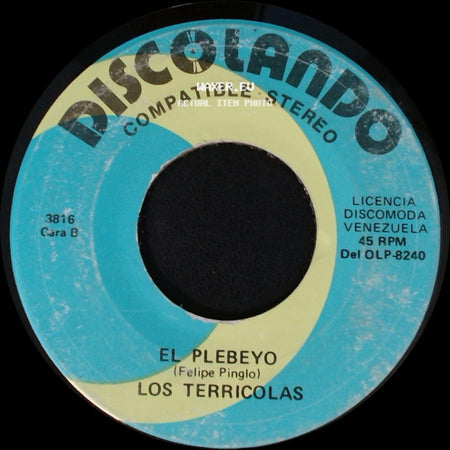 Los Terricolas - Cuando Te Acuerdes De Mi / El Plebeyo side B