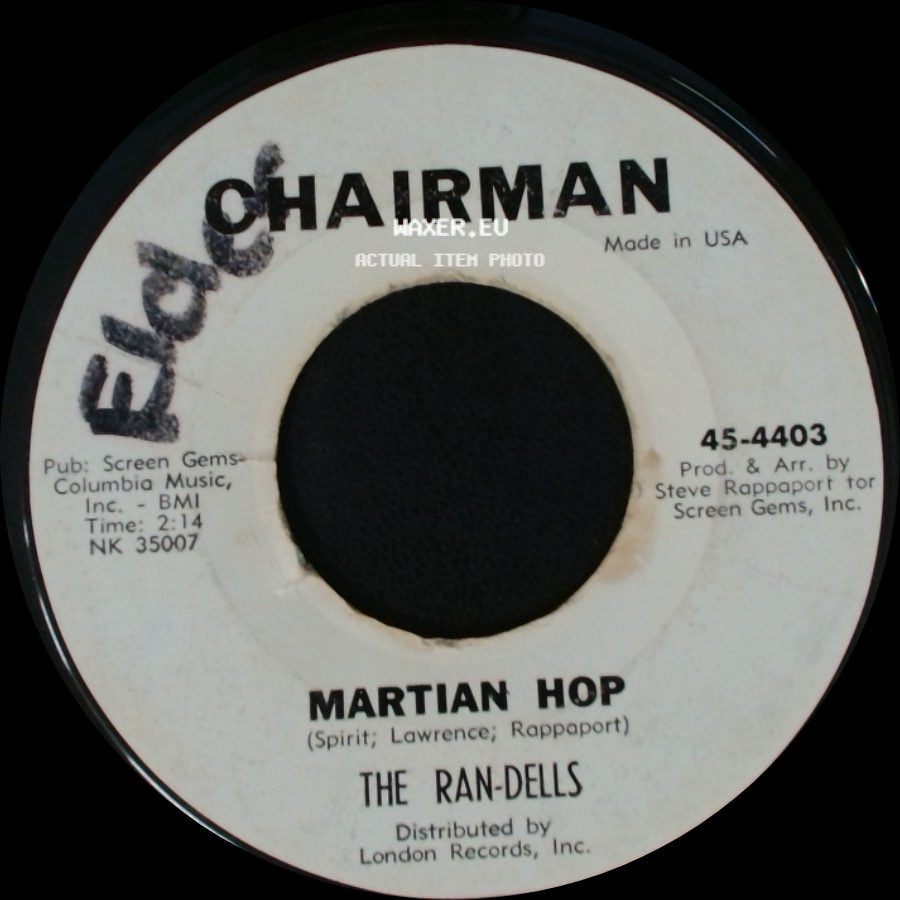 The Ran-Dells - Martian Hop / Forgive Me Darling (I Have Lied) side A