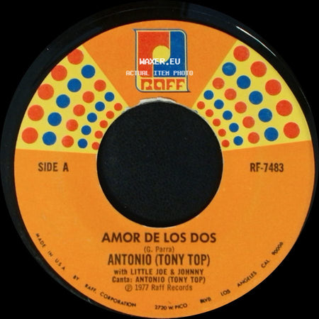 Antonio (Tony Top) / Little Joe & Johnny - Amor De Los Dos / Las Nubes side A