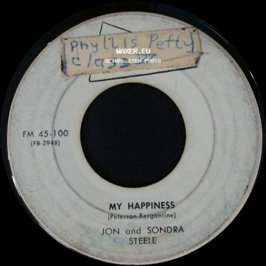 Jon And Sondra Steele - Begin The Beguine / My Happiness side B