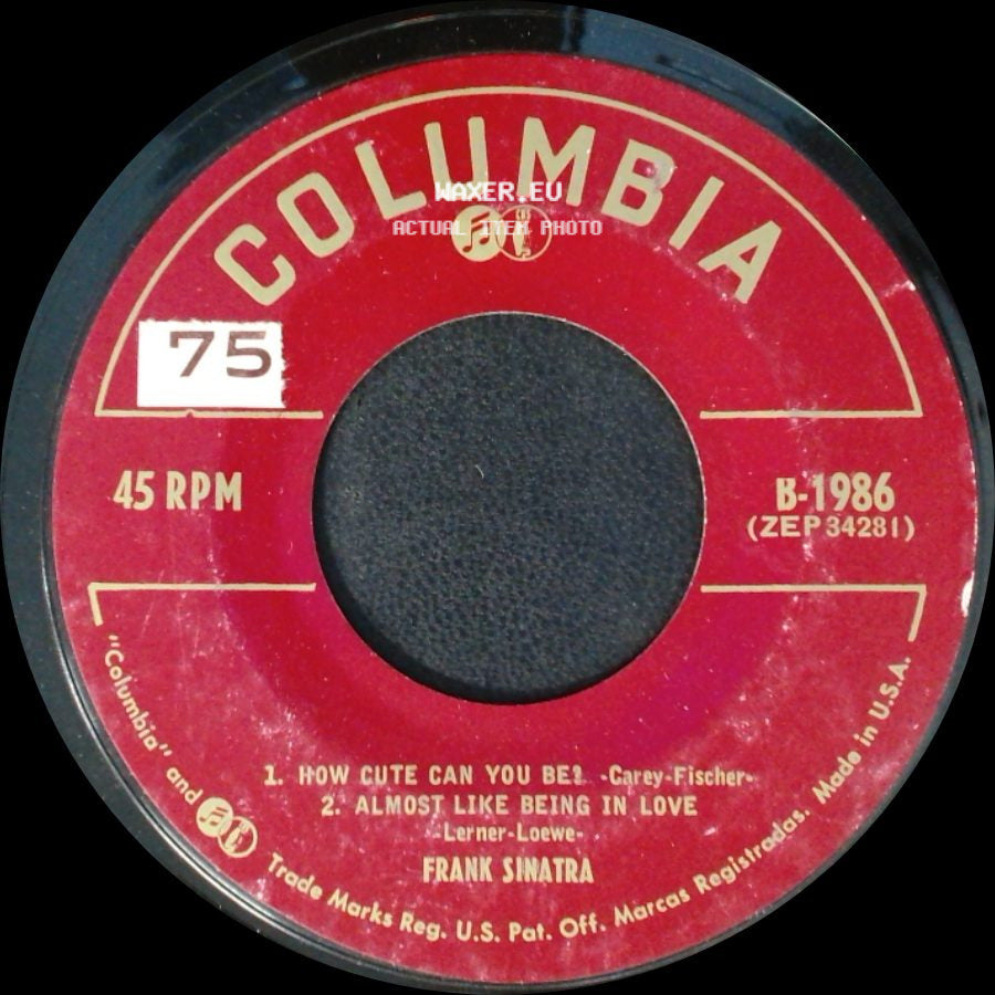 Frank Sinatra - 1. Nancy 2. Oh! What It Seemed To Be / Unknown Title B side B