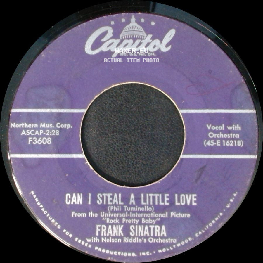 Frank Sinatra - Your Love For Me / Can I Steal A Little Love side B