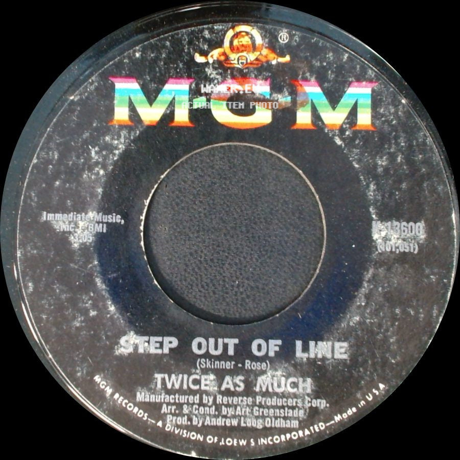 Simplified - Step Out Of Line / Twice As Much side A