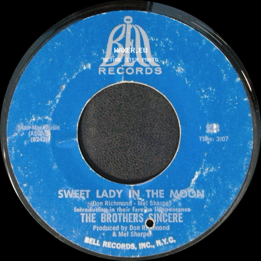 The Brothers Sincere - Sweet Lady In The Moon / Going Underground side A