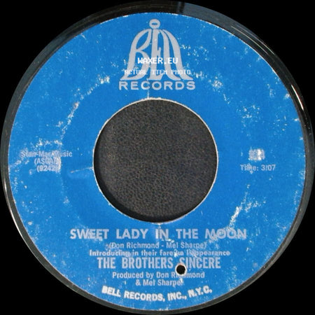 The Brothers Sincere - Sweet Lady In The Moon / Going Underground side A