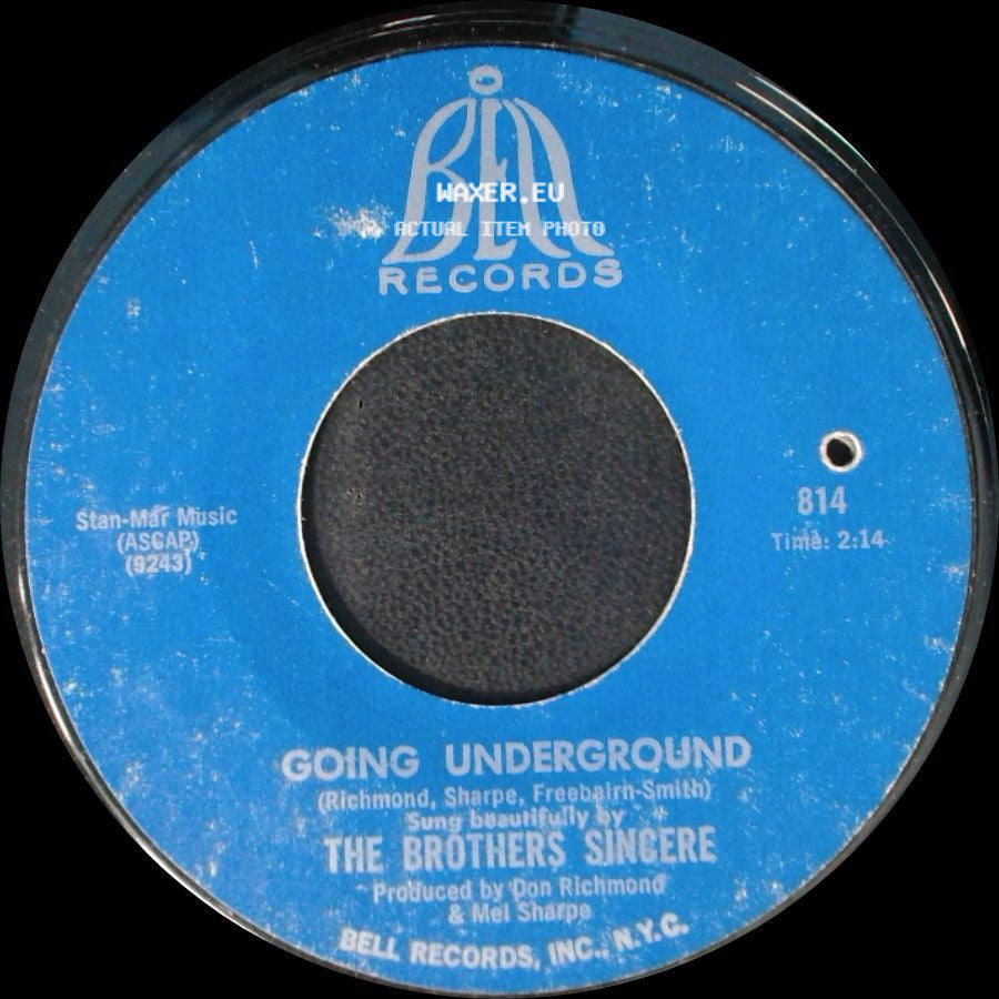 The Brothers Sincere - Sweet Lady In The Moon / Going Underground side B