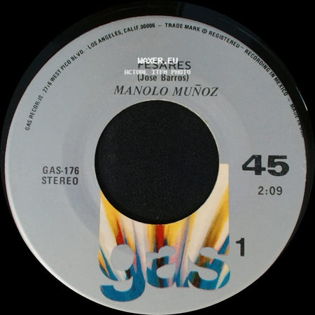 Manolo Muñoz - Pesares / Te Lo Dije side A