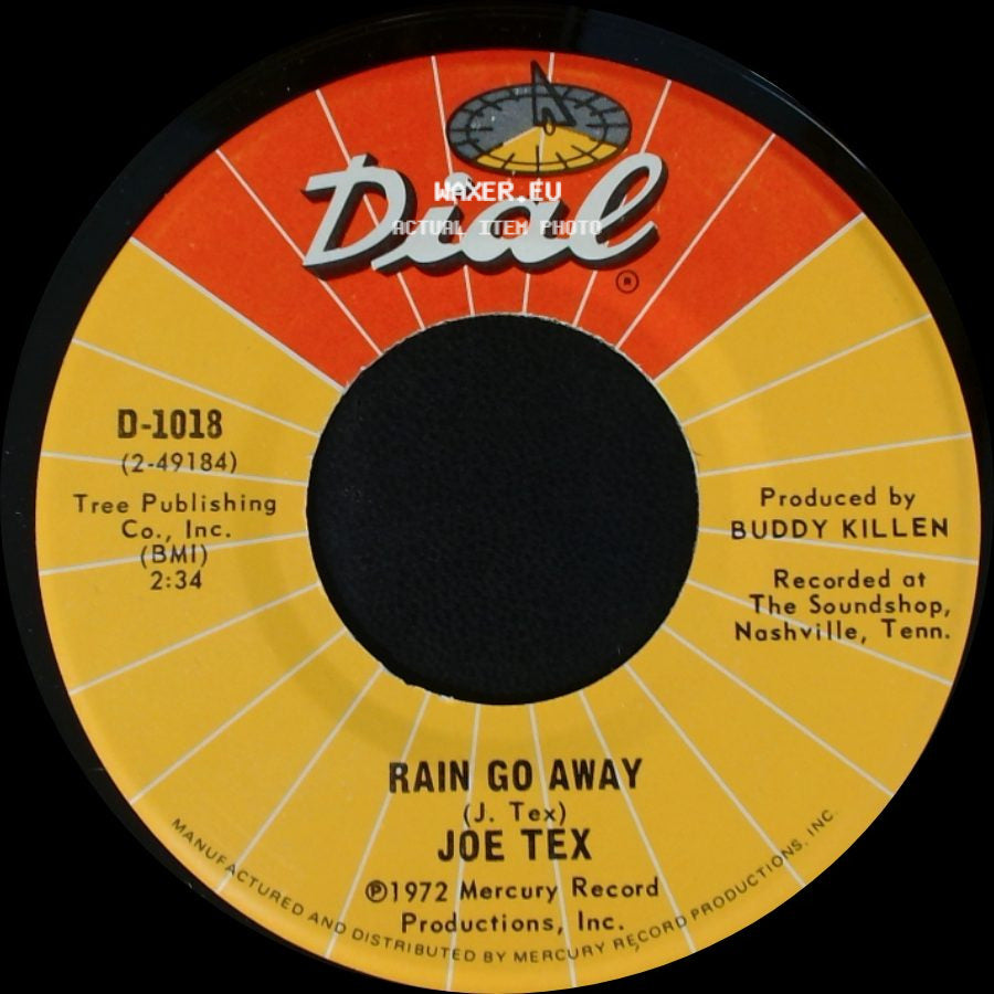 Joe Tex - Rain Go Away / Rain Go Away side B