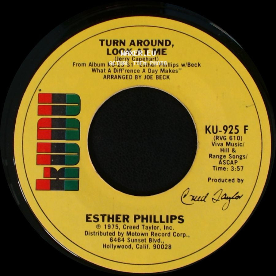 Esther Phillips - What A Difference A Day Makes / Turn Around, Look At Me side B