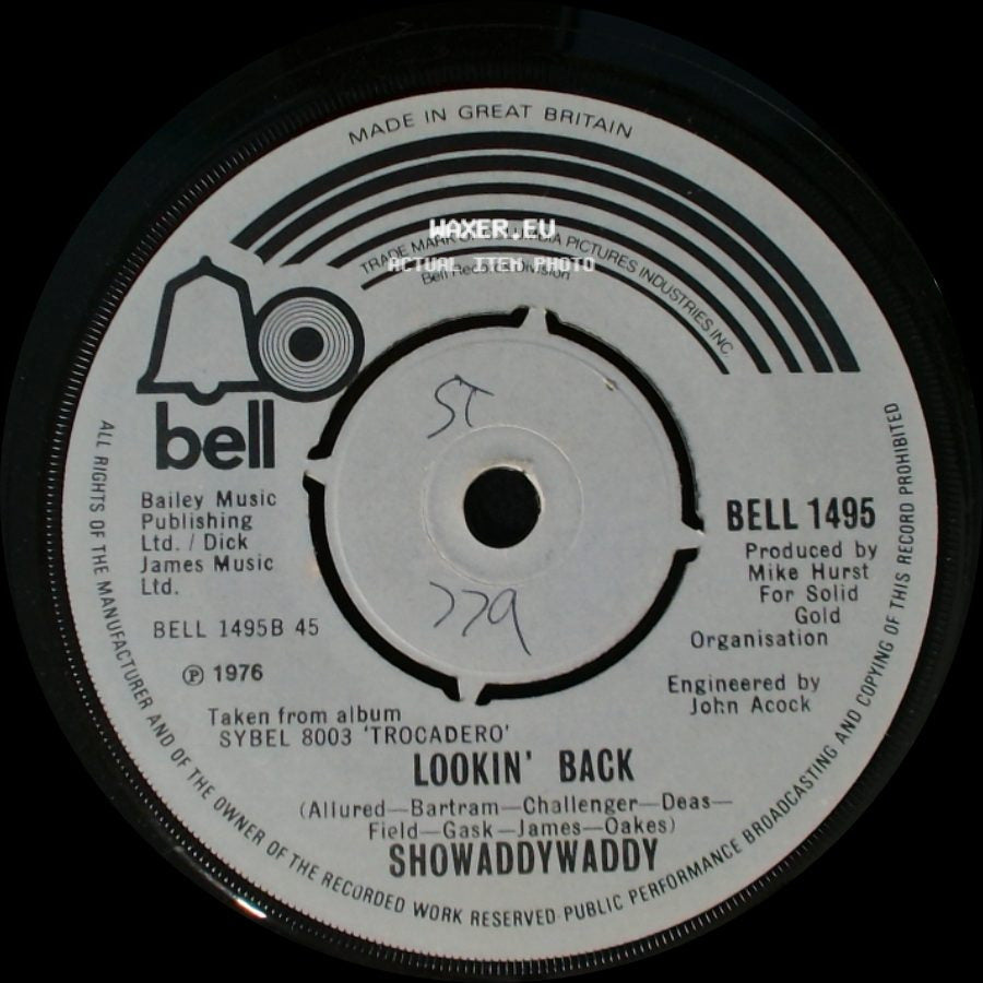 Showaddywaddy - Lookin' Back / Under The Moon Of Love side A