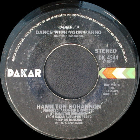 Hamilton Bohannon - Dance With Your Parno / Foot Stompin' Music side A