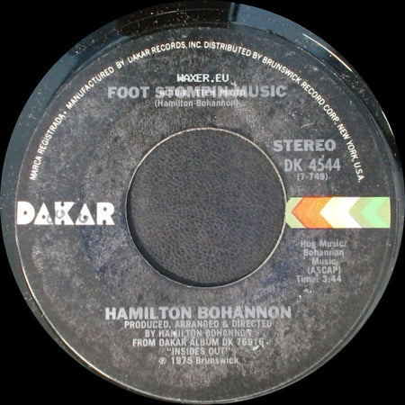 Hamilton Bohannon - Dance With Your Parno / Foot Stompin' Music side B