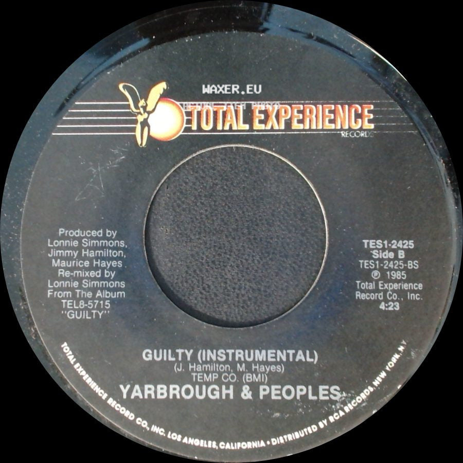 Yarbrough & Peoples - Guilty / Guilty (Instrumental) side B