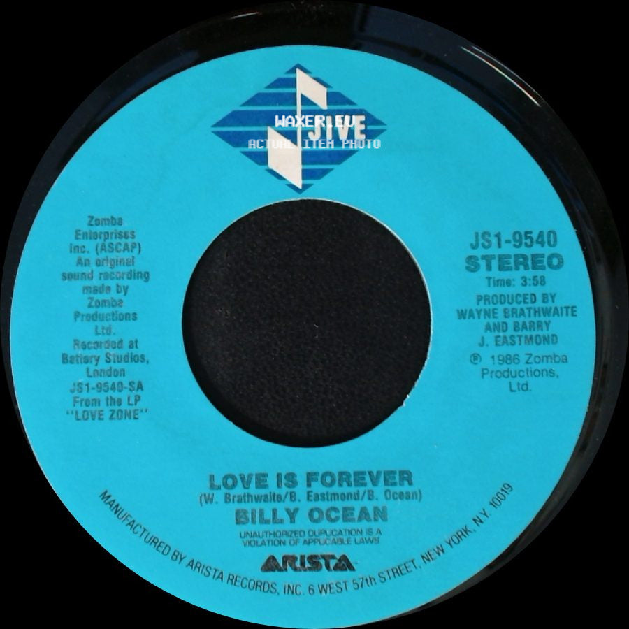 Billy Ocean - Dancefloor / Love Is Forever side B