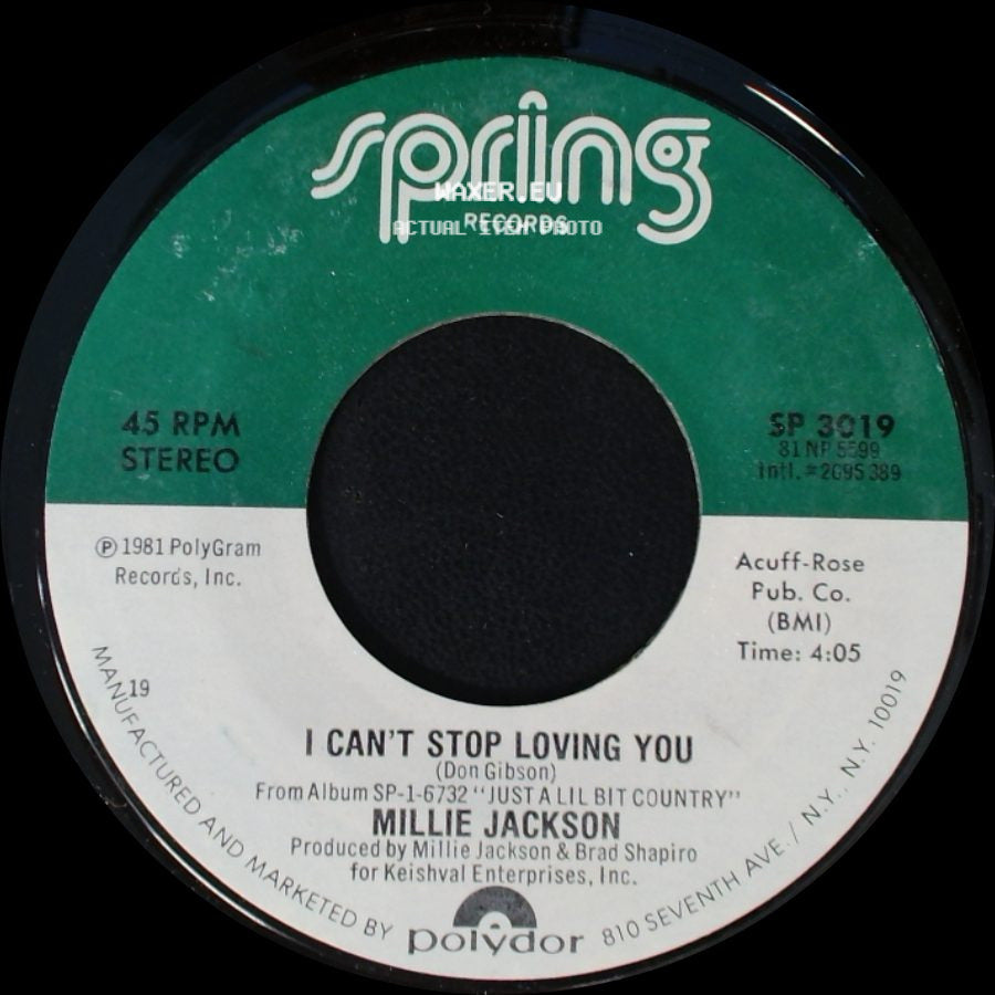 Millie Jackson - I Can't Stop Loving You / Loving You side A