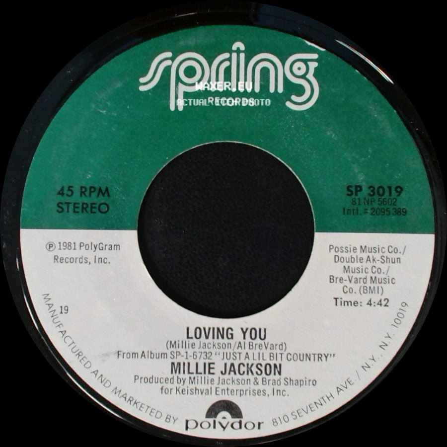 Millie Jackson - I Can't Stop Loving You / Loving You side B