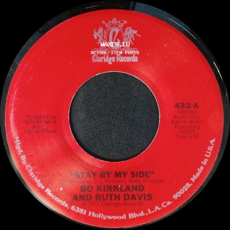 Bo Kirkland And Ruth Davis - That's A Bet / Stay By My Side side B
