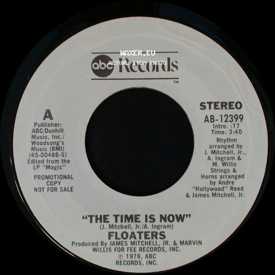 Floaters - The Time Is Now / The Time Is Now side A