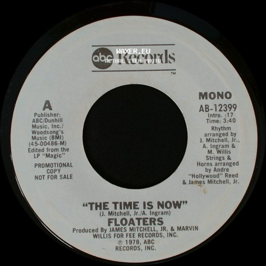 Floaters - The Time Is Now / The Time Is Now side B