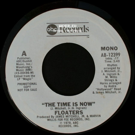 Floaters - The Time Is Now / The Time Is Now side B