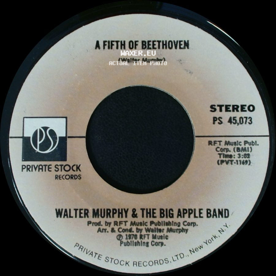 Walter Murphy & The Big Apple Band - A Fifth Of Beethoven / California Strut side A