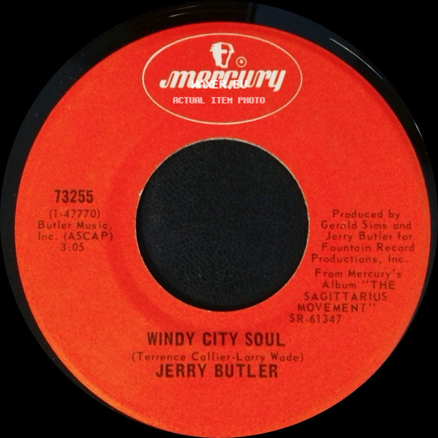 Jerry Butler / Jerry Butler And Brenda Lee Eager - Windy City Soul / Ain't Understanding Mellow side A