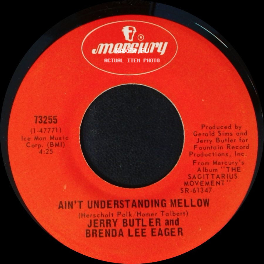 Jerry Butler / Jerry Butler And Brenda Lee Eager - Windy City Soul / Ain't Understanding Mellow side B