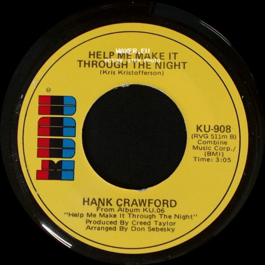 Hank Crawford - Help Me Make It Through The Night / Uncle Funky side A