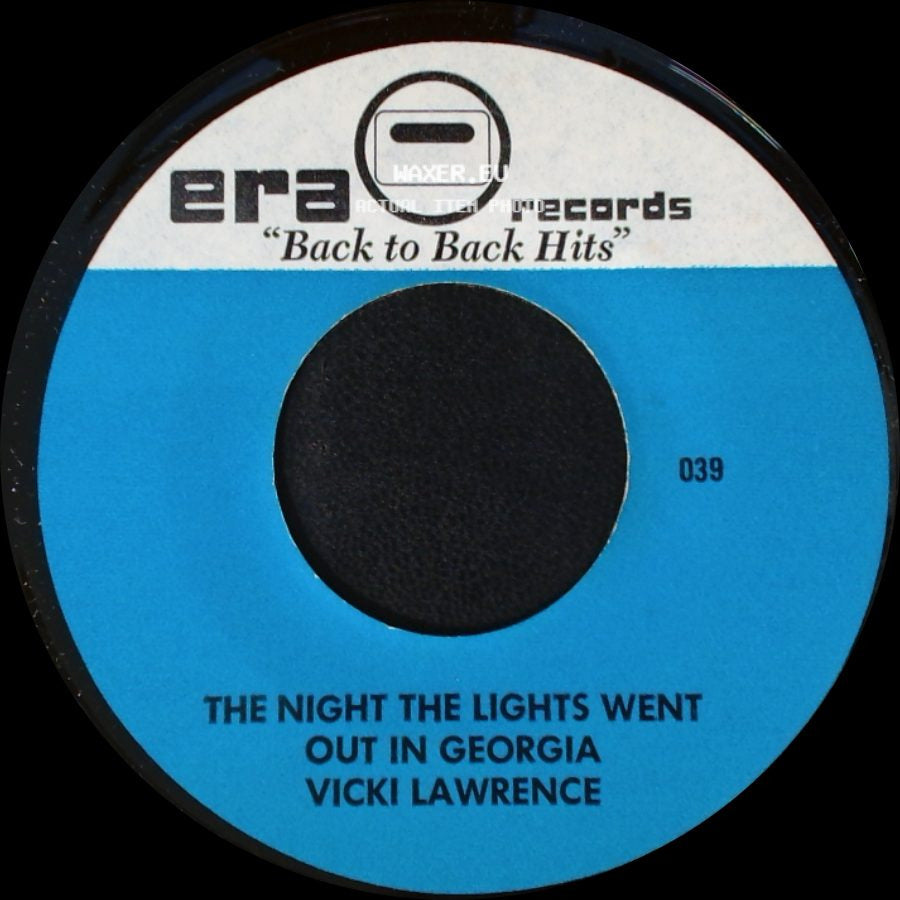 Vicki Lawrence - He Did With Me / The Night The Lights Went Out In Georgia side B