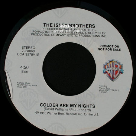 The Isley Brothers - Colder Are My Nights / Colder Are My Nights side A