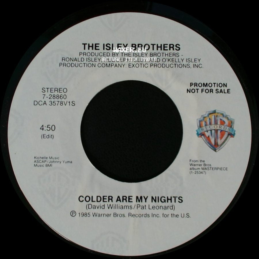 The Isley Brothers - Colder Are My Nights / Colder Are My Nights side B