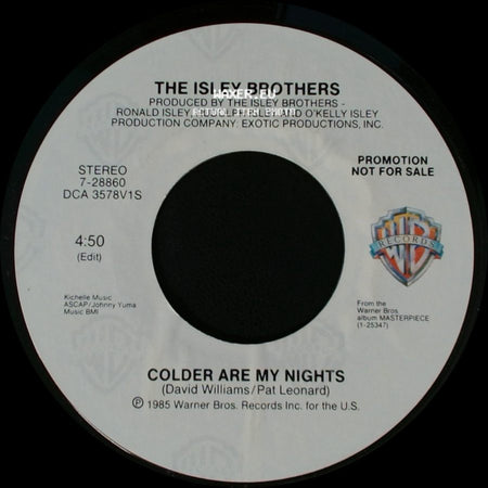 The Isley Brothers - Colder Are My Nights / Colder Are My Nights side B