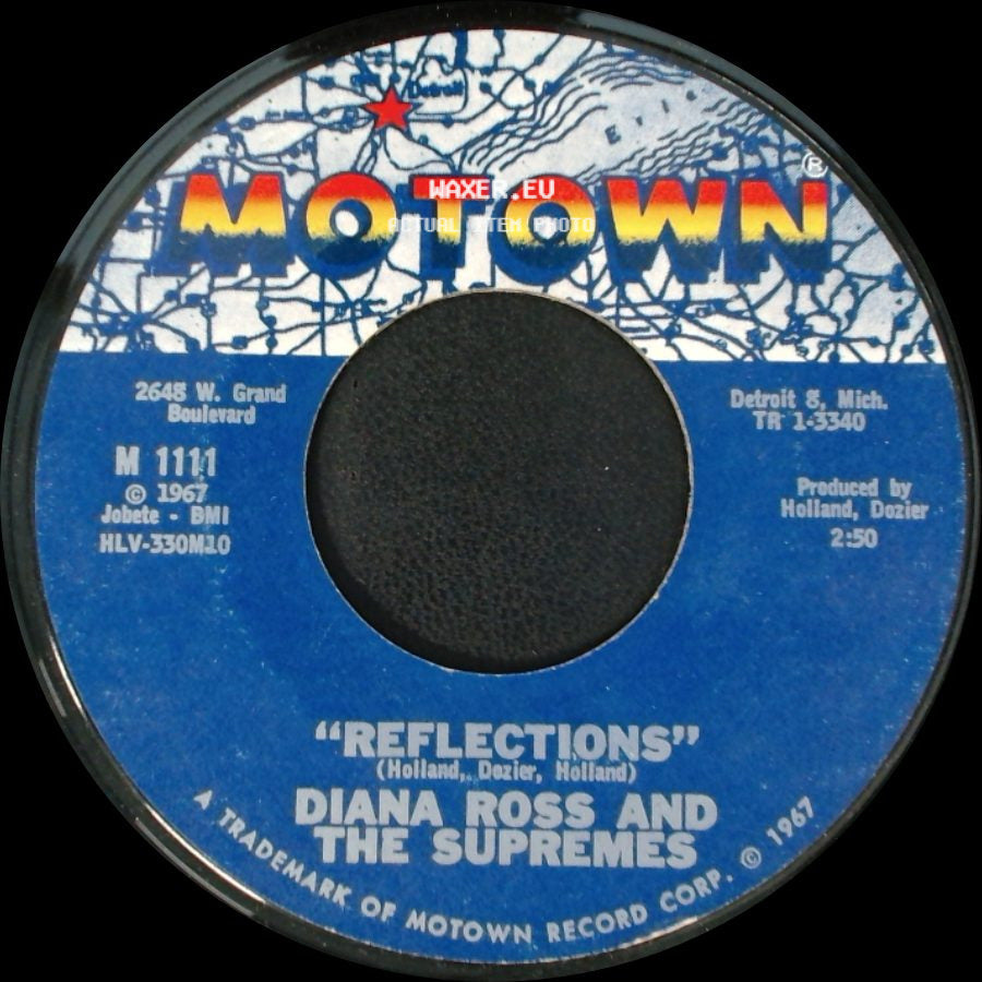 Diana Ross And The Supremes - "Reflections" / Going Down For The Third Time side A